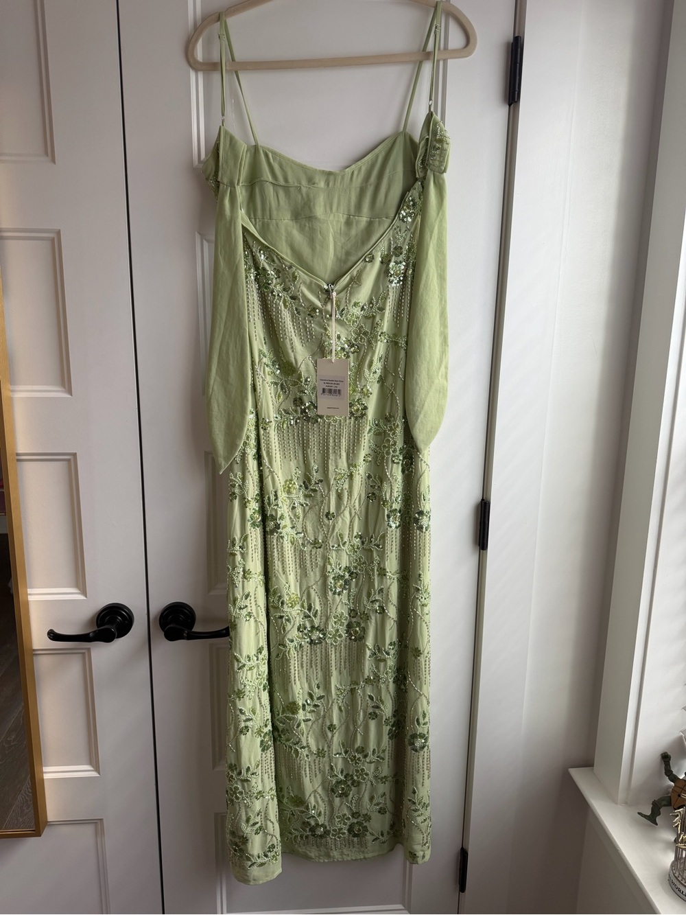 Peppermayo Celandine Beaded Maxi Dress - Lime - Picture 5 of 7